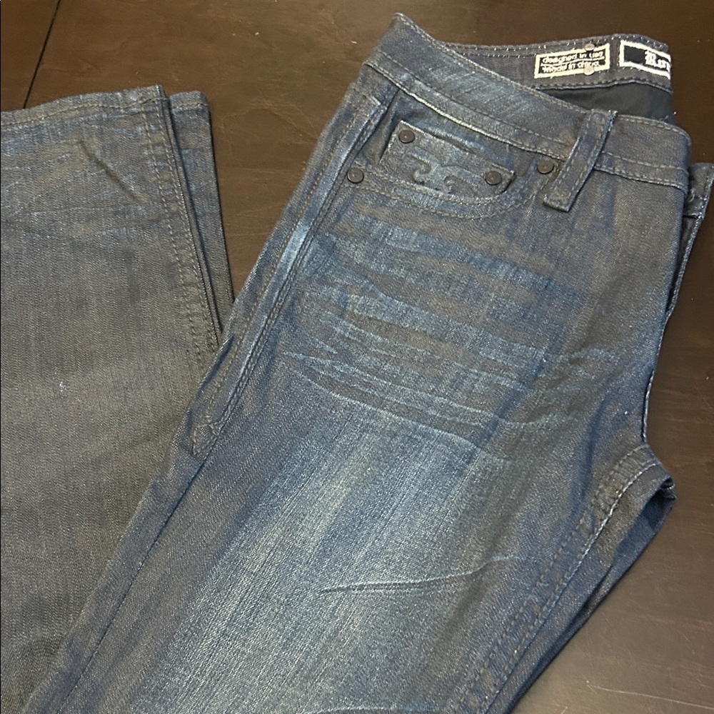Women’s Rock Revival Tara Skinny Blue Jeans